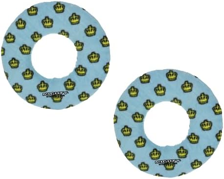 MIGHTY- NO Stuff Ring - Squeaky Plastic Core. 2-in-1 Toy. Made Durable, Strong & Tough. Interactive Play (Tug, Toss & Fetch). It Floats (Blue, Medium 2 Pack)
