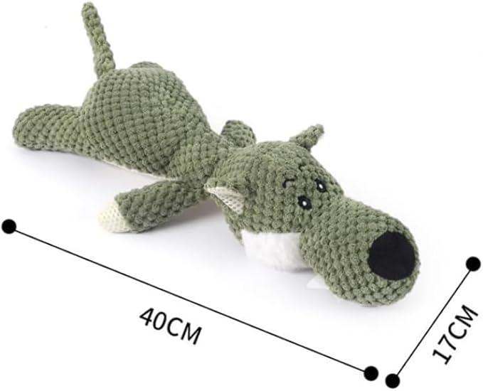 Dog Plush Toys for Aggressive Chewers, New Interactive Toys for Heavy Chewers Durable Chew Toys Dog Plush Toy (40 * 17CM, Elephant)