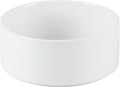 Non-Slip 8.2inch Ceramic Dog Food and Water Bowl for Large Breed Dogs, Pet Bowl for Replacement (Single Bowl, White)