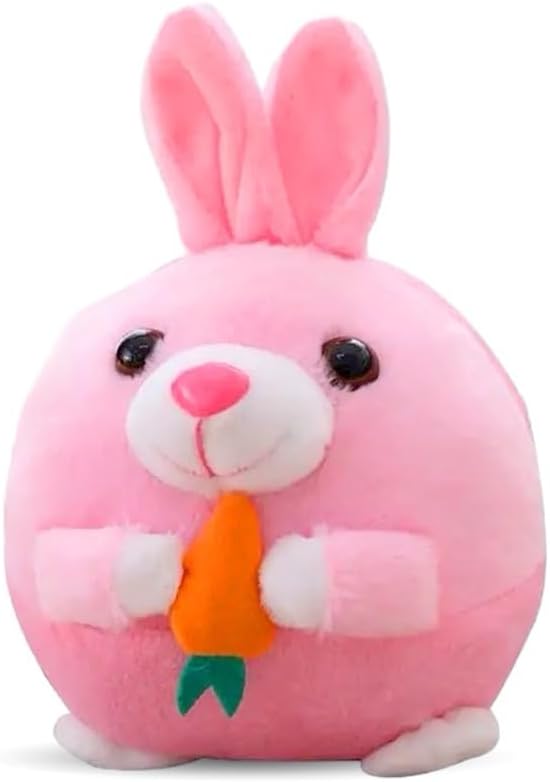 Interactive Dog Toys, 2026 New Active Moving Squeaky Dog Ball with Talking Sound, Rechargeable Washable Plush Toy (Rabbit)