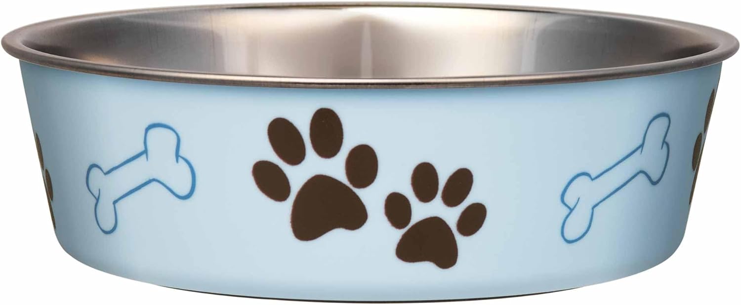 Loving Pets Bella Bowl, Dog Bowl, Extra Large, Murano Blue