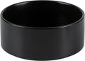 Non-Slip 8.2inch Ceramic Dog Food and Water Bowl for Large Breed Dogs, Pet Bowl for Replacement (Single Bowl, Black)