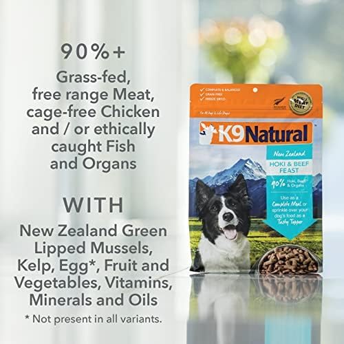 K9 Natural - Grain Free Freeze Dried Dog Food - Lamb, 1.1lb