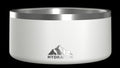 Hydrapeak Dog Bowl; Non Slip Stainless Steel; Water and Food Dish; Large Sized and Small Dogs; 32oz 64oz; Multiple Sizes | 8 Cup | White
