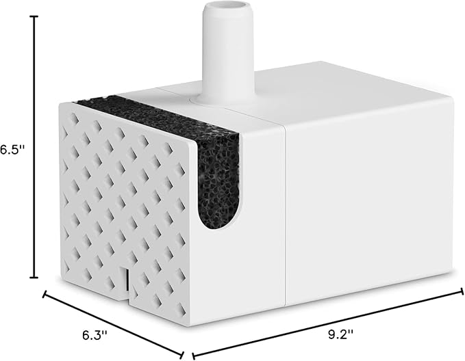 PETLIBRO Offical Cat Water Fountain Pump, Easy Replacement for Cat Fountain PLWF115/PLWF105/PLWF005, Wireless Cat Fountain Pump for Pet Water Fountain, Super Quiet Pump for Dog Dispenser