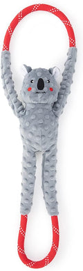ZippyPaws - RopeTugz Koala Dog Toy - Durable Rope, Squeaky Chew Toy, Perfect for Tug of War, Suitable for Small, Medium, and Large Breeds - Machine Washable