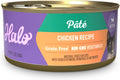 Halo Wet Kitten Food Whole Chicken Recipe, Grain Free Wet Cat Pate, Canned Cat Food to Support Brain Development, 3 Oz Can (Pack of 12)
