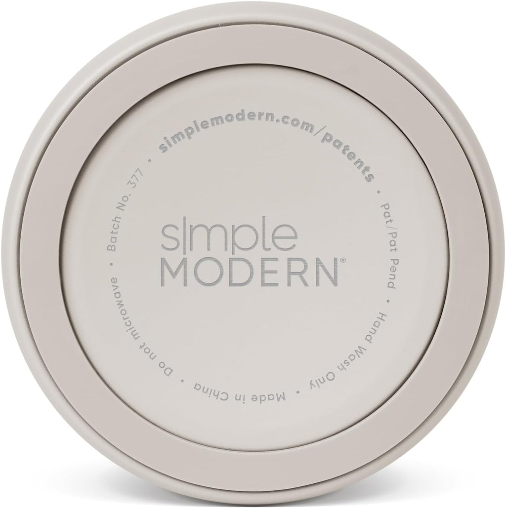 Simple Modern Stainless Steel Pet Water Bowl for Dogs & Cats | Reusable Insulated Stainless Steel Food Bowls for Dog Cat | No Tip No Slip BPA Free | Bentley Collection | Medium (32oz) | Almond Birch