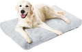Amazon Basics Large Dog Bed for Crate, Washable Large Dog Mat for Pet Kennel, Anti-Slip, Cama para Perros, 42x28x4 Inches