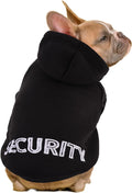 SAWMONG Dog Hoodie,Flannel Pet Hooded Sweater with Hat Puppy Pullover Sweater Shirt,Dog (Security Black,XL)