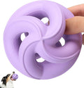 Dog Chew Toys for Aggressive Chewers,Natural Rubber/Heavy Duty Chew Toy for Fetch & Tug, Indestructible Dog Toy -Anxiety Relief &Long Lasting &Training & Dishwasher Safe, Tough Dog Toy,Purple
