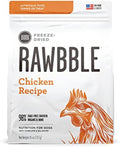 BIXBI Rawbble Freeze Dried Dog Food, Chicken Recipe, 26 oz - 98% Meat and Organs, No Fillers - Pantry-Friendly Raw Dog Food for Meal, Treat or Food Topper - USA Made in Small Batches