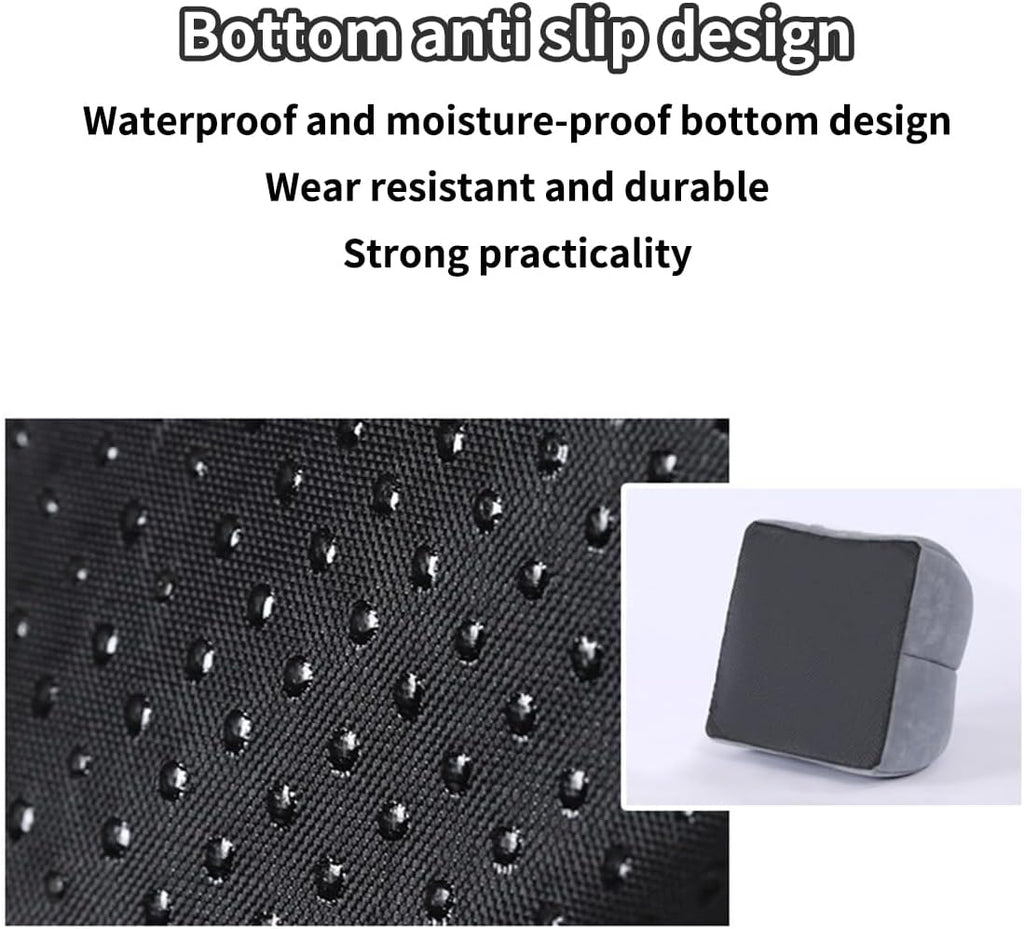 Cat Beds - Large Indoor/Outdoor Gray Cat Bed Cave with Removable Cushion & Non-Slip Base (15.74"x15.74"x15")