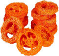 15 Pcs Fruit Flavored Loofah Slices Rabbit Chew Toys Guinea Pig Chew Toys Small Pet Chews Bunny Toys for Teeth Rabbit Toys