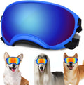 Medium Dog Sunglasses with Adjustable Strap UV Protection, Winproof Dog Puppy Sunglasses, Suitable for Medium Dog Pet Glasses, Dogs Eyes Protection,Soft Dog Goggles