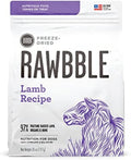 BIXBI Rawbble Freeze Dried Dog Food, Lamb Recipe, 26 oz - 97% Meat and Organs, No Fillers - Pantry-Friendly Raw Dog Food for Meal, Treat or Food Topper - USA Made in Small Batches
