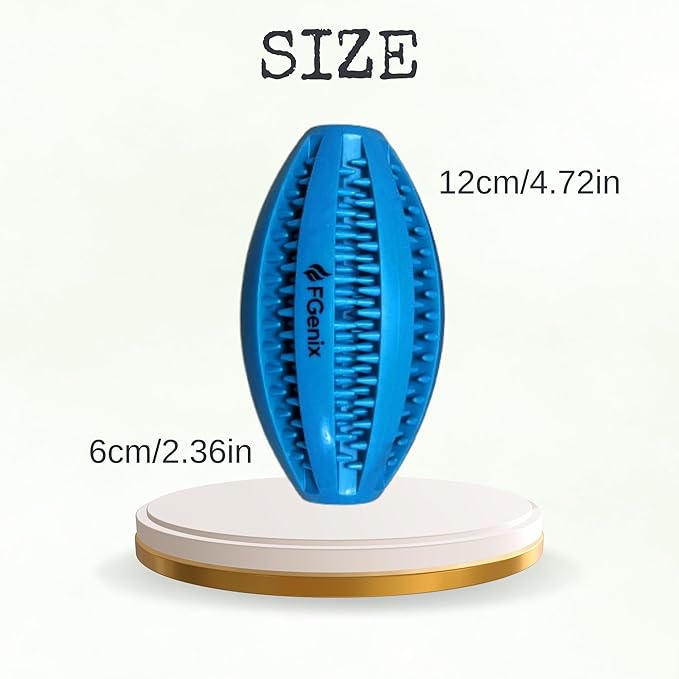 Indestructible Dog Toy Ball (Pack of 2) – Natural Rubber Tough Chew Toys for Aggressive Chewers – Durable Tug & Fetch Rubber Dog Toys – Safe, Dog-Friendly Interactive Dog Toys