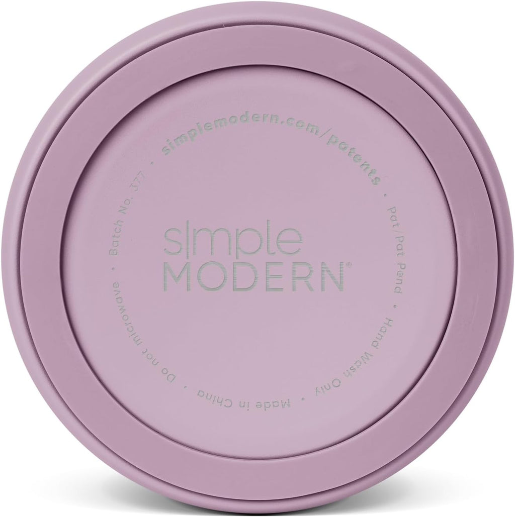 Simple Modern Stainless Steel Pet Water Bowl for Dogs & Cats | Reusable Insulated Stainless Steel Food Bowls for Dog Cat | No Tip No Slip BPA Free | Bentley Collection | Large (64oz) | Lavender