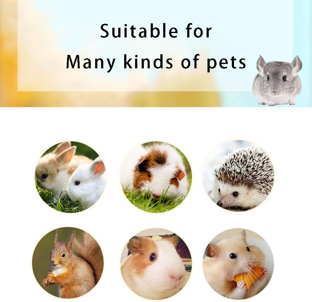 Rabbit Toys 30Pcs 3 Flavours for Teeth Grinding - Chew Toys for Hamsters, Guinea Pigs, Chinchillas
