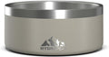 Hydrapeak Dog Bowl; Non Slip Stainless Steel; Water and Food Dish; Large Sized and Small Dogs; 32oz 64oz; Multiple Sizes; 4 Cup | Stone