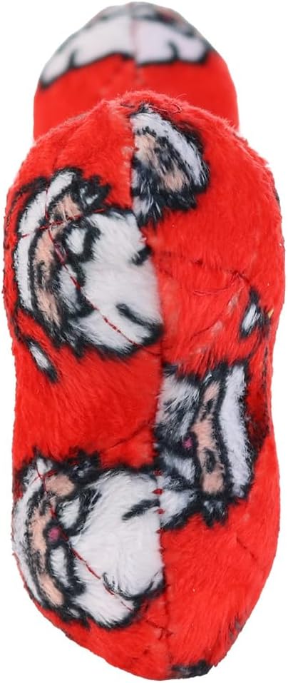 MIGHTY- NO Stuff Bone– Squeaky Plastic Core. 2-in-1 Toy. Made Durable, Strong & Tough. Interactive Play Dog Toy (Tug, Toss & Fetch). It Floats. (Christmas, Medium 2 Pack)