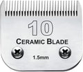 10 Blade Dog Grooming Clipper Blades Compatible with Andis Dog Clippers,Detachable Stainless Steel Blade,Size 10, 1/16-Inch Cut Length