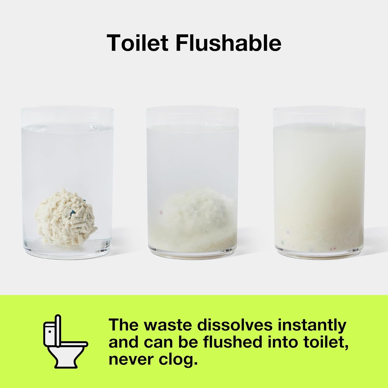 VETRESKA Tofu Cat Litter, Natural Kitty Litter Strong Clumping Flushable Pellets, Ultra Water Absorbent Deodorant Tofu Litter, Dust-Free Low Tracking Cat Litter, Cactus(5.5lb×2bags)