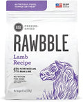 BIXBI Rawbble Freeze Dried Dog Food, Lamb Recipe, 4.5 oz - 97% Meat and Organs, No Fillers - Pantry-Friendly Raw Dog Food for Meal, Treat or Food Topper - USA Made in Small Batches