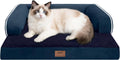 Small Dog Bed and Cat Sofa Waterproof Orthopedic Dog Beds for Small Dogs Cat Bed Comfy Pet Couch Sofa Beds with Washable Removable Cover & Non-Slip Bottom