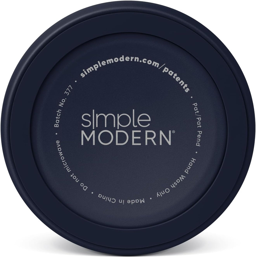 Simple Modern Stainless Steel Pet Water Bowl for Dogs & Cats | Reusable Insulated Stainless Steel Food Bowls for Dog Cat | No Tip No Slip BPA Free | Bentley Collection | Medium (32oz) | Deep Ocean