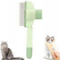 Avatore Zenbrush Cat Comb, Zen Brush for Cats, 2025 Upgraded Cat Brush with Release Button, Flea Comb for Cats, Click Self Cleaning Pet Hair Removal Combs