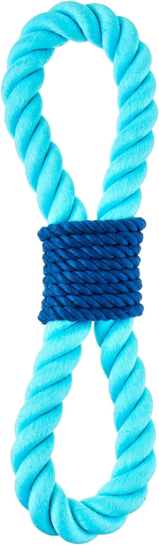 Durable Chomp and Tug Buddy Rope Dog Toy – Looped Rope Toy for Dogs, Tug of War Dog Toy for Moderate Chewers, Interactive Puppy, All Lifestages Dogs. (Pack of 2)