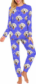 MyPupSocks Custom Face Pajamas Sets for Women, Personalized Photo Sleepwear XS-XXL