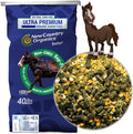 New Country Organics | Low Starch Horse Feed | Horse Food for Horses with Metabolic Disorders or Low Carb Needs | Corn-Free and Soy-Free | 16% Protein | Certified Organic and Non-GMO Feeder | 40 lbs