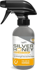 Silver Honey Rapid Relief 6oz Spray for Horses Only, Use on Equine Scratches / Pastern Dermatitis / Mud Fever / Dew Poisoning / Cracked Heels