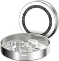 Slow Feeder Dog Bowl, Double Wall Food Grade Stainless Steel, Heavy Duty with Non-Slip Rubber Base, 2Cups Capacity for Medium Dogs to Slow Down Eating