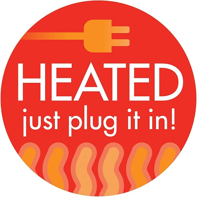 K&H Pet Products Outdoor Heated Cat Food & Water Bowls for Outside Pets, Thermo-Kitty Café Feral Cat Feeding Station, No Frozen Water or Food, Washable Bowls, Safety Listed - 12oz/24oz Stainless