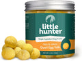 Little Hunter Freeze-Dried Raw Quail Egg Yolk for Dog & Cat Treats | Single-Ingredient High Protein, High Omega-3, Grain & Gluten-Free Training Reward | All Natural, Healthy Pet Treats, 4.2 oz