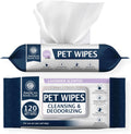 AKC Pet Wipes for Dogs & Cats – Hypoallergenic, Alcohol-Free Wipes for Paws, Face, Ears & Coat – Thick, Gentle Cleaning with Natural Aloe – Available in Lavender, Fresh & Oatmeal Scents