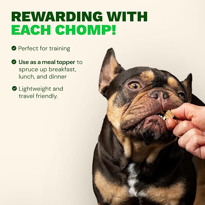 Get Joy Freeze Dried 100% Beef Heart Dog Treats, 4oz | Single Ingredient Organ Meat, High Protein Raw Dog Food Topper, Snack & Training Rewards | Grain Free, Gluten Free, Filler Free