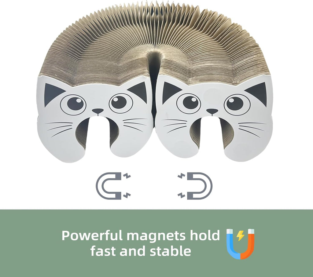 Magic Accordion Cat Scratching Board - Interactive Toy for Bored Indoor Cats, Fun & Durable Cat Toys 2Pack