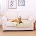 hyha Waterproof Dog Bed Blanket, Soft Pet Blankets, Waterproof Couch Cover for Dogs, Reversible Sofa Covers Washable for Furniture (30x53 Inch, Beige/Beige)