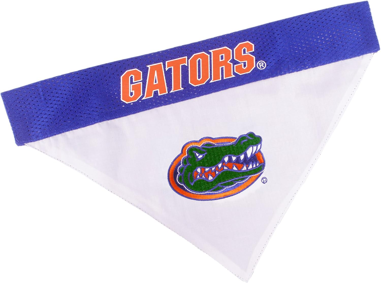 Pets First Collegiate Pet Accessories, Reversible Bandana, Florida Gators, Large/X-Large