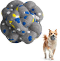 Upgrade Dog Balls Interactive Toys for Aggressive Chewers, Indestructible Tennis Durable Bouncy for Fetch Game, Lightweight Floating, Grey