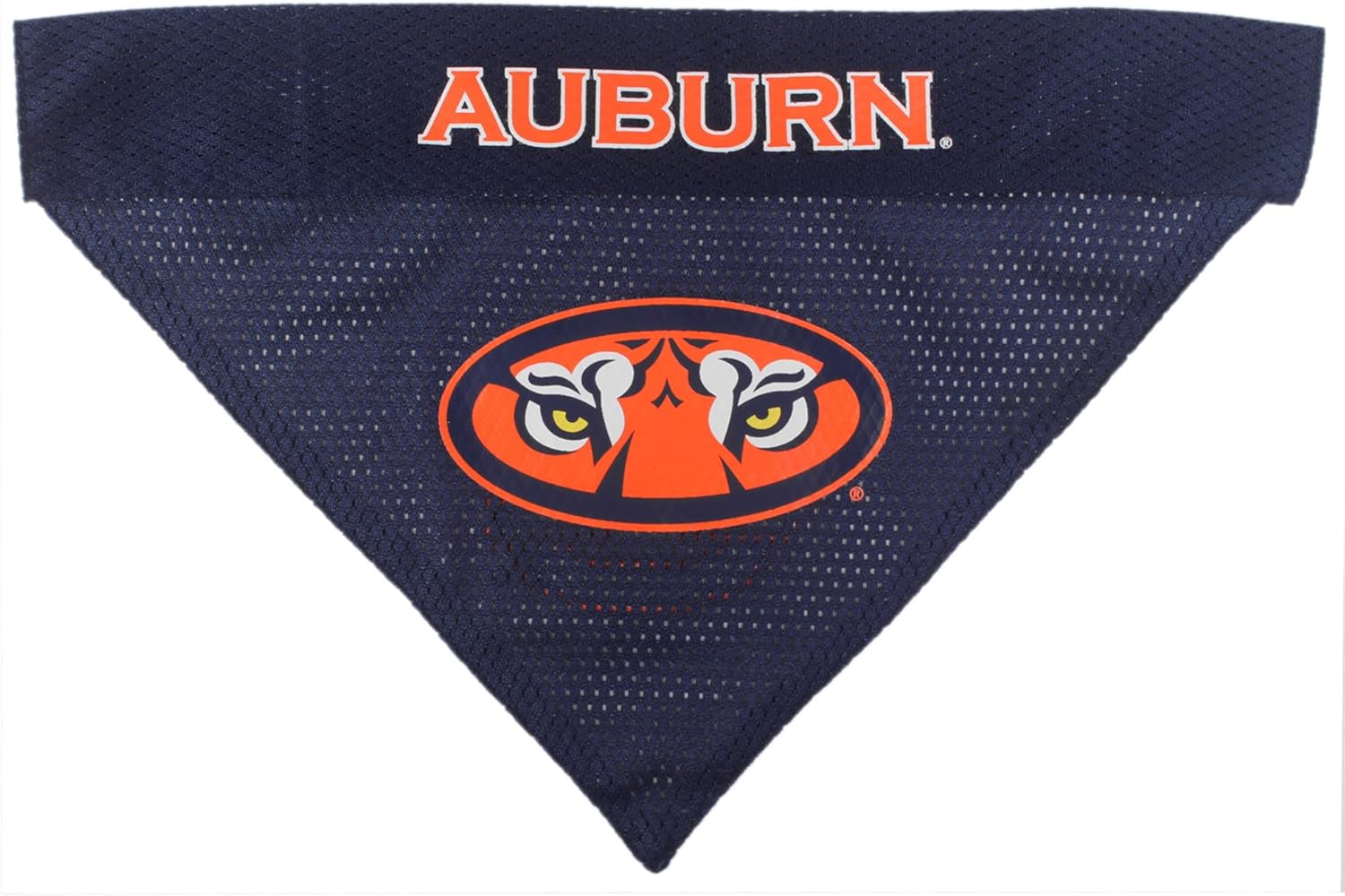 Pets First Collegiate Pet Accessories, Reversible Bandana, Auburn Tigers, Large/X-Large