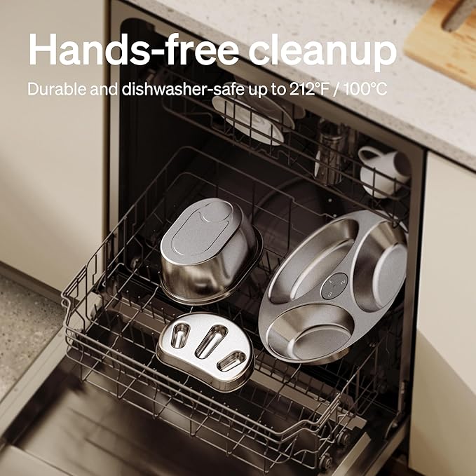 PETLIBRO Slow Feeder Bowl for Small Dogs & Cats, 1.125 Cup— Anti-Gulp Stainless Steel Dog & Cat Bowl, Helps Reduce Risk of Bloat, Dishwasher Safe — Compatible with PETLIBRO Camera Automatic Feeder