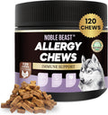Noble Beast Dog Immune & Allergy Supplement - Itch Relief - Probiotics for Dogs - Skin & Seasonal Allergies - All Natural - Soft Chews with Hemp and Colostrum - Chicken Flavor - 120 Count