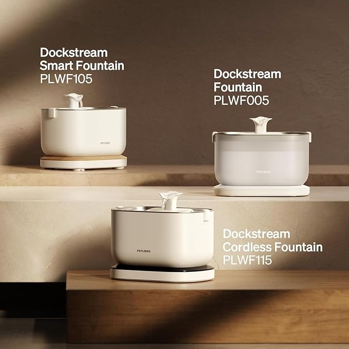 PETLIBRO Offical Cat Water Fountain Pump, Easy Replacement for Cat Fountain PLWF115/PLWF105/PLWF005, Wireless Cat Fountain Pump for Pet Water Fountain, Super Quiet Pump for Dog Dispenser