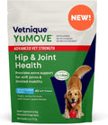 YuMOVE Hip & Joint Supplement for Dogs with Glucosamine, Hyaluronic Acid, Green Lipped Mussel & Omega 3 Joint Supplement - Regular or Advanced Strength (45ct, Advanced Vet Strength Soft Chews)