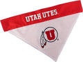 Pets First Collegiate Pet Accessories, Reversible Bandana, Utah Utes, Small/Medium